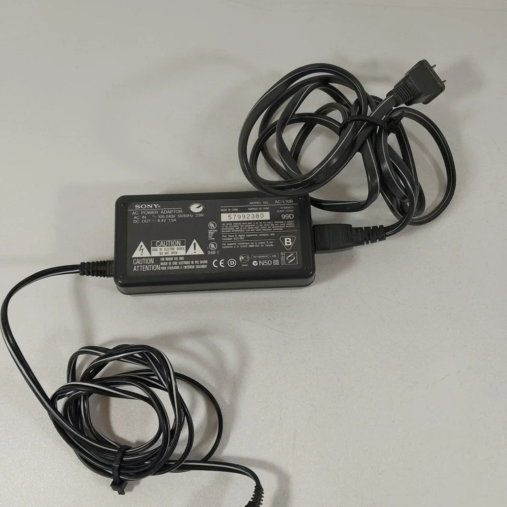 Genuine Sony AC-L10B Power‎ Adaptor Handycam Camcorder OEM